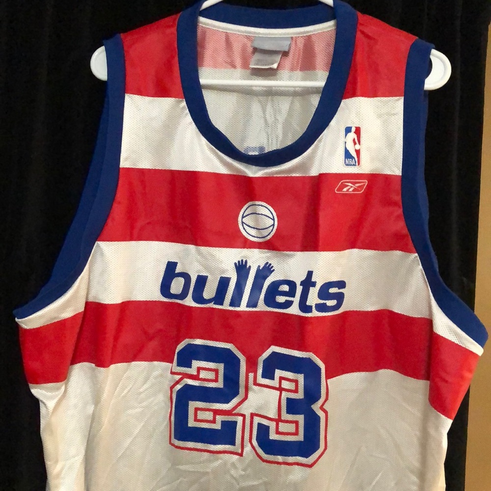 XXL 2XL Reebok Michael Jordan Jersey Bullets NWOT